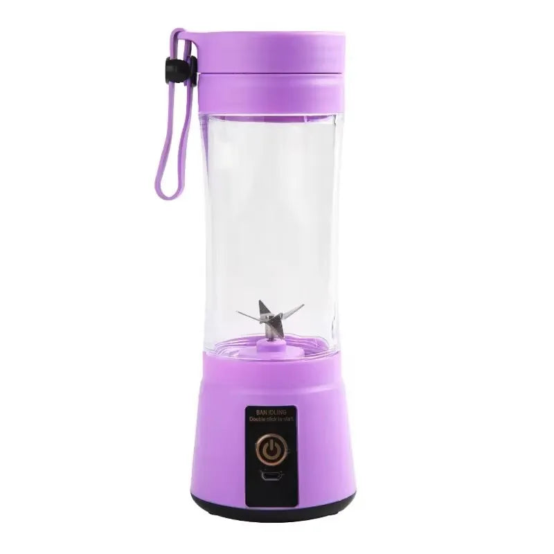 Portable Mini Electric Juicer with USB Charging - Automatic Smoothie and Milkshake Maker for Fresh Juicing in the Kitchen