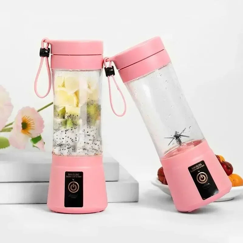 Portable Mini Electric Juicer with USB Charging - Automatic Smoothie and Milkshake Maker for Fresh Juicing in the Kitchen